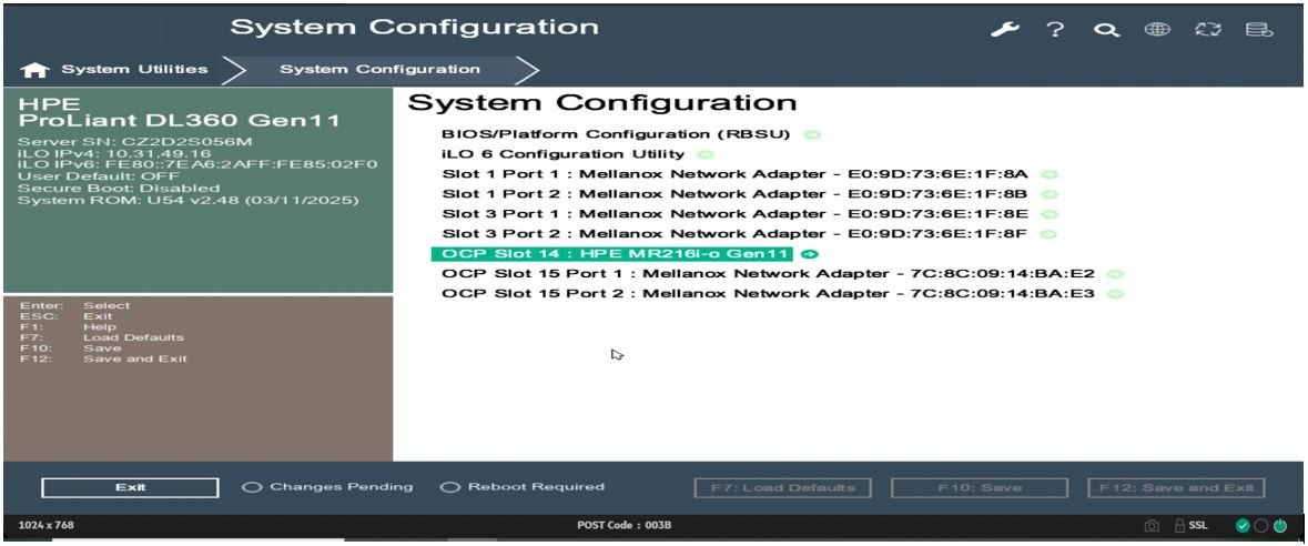 Create RAID1 on HP DL360 
